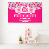 Extra grote ruimte Cowgirl 2024 Afstuderen Banner (Insitu)