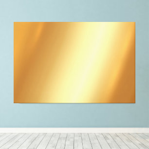 Extra Grote Upload Je Foto op Gouden Achtergrond Canvas Afdruk