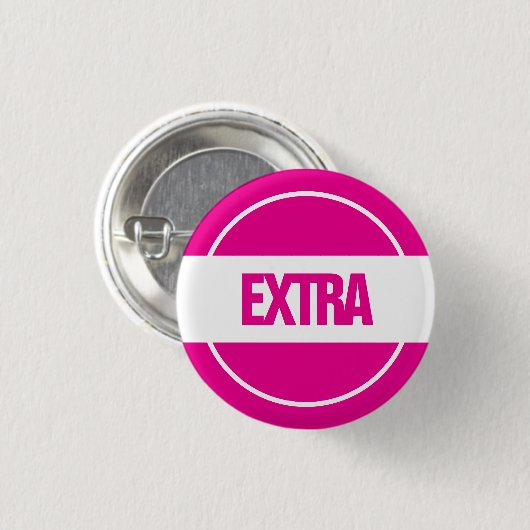 Extra knop ronde button 3,2 cm (Voorkant /achterkant)