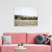 Extra landschapsfoto canvas afdruk (Insitu (Woonkamer))