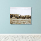 Extra landschapsfoto canvas afdruk (Insitu (Houten vloer))
