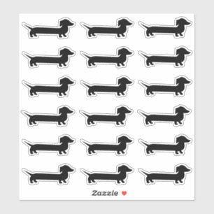 Extra lange Dachshund-honden Sticker