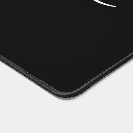 Extra large mouse pad with custom monogram (Coin)