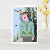 Extra LeeMarie's creatieve ontwerp Kaart (Gele Bloem)