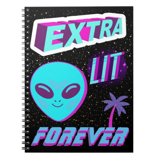 EXTRA LIT FOREVER NOTITIEBOEK (Voorkant)