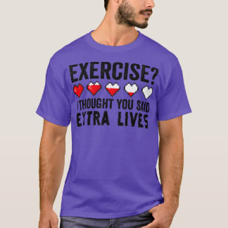 Extra Lives Funny Video Game Controller Retro  Boy T-shirt