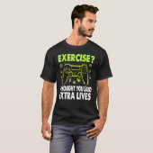 Extra lives Video Game Controller Gamer Boys T-shirt (Voorkant volledig)
