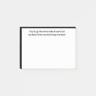 Extra MIle bij Work Boss vindt me terug Post-it® Notes