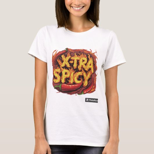 extra pittig t-shirt (Voorkant)