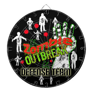 Extra punten Zombie Outbreak Defense Team DartBoar Dartbord
