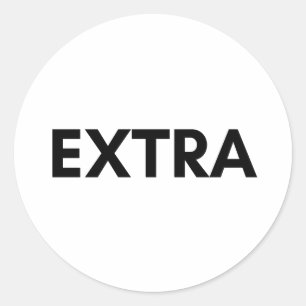 extra ronde sticker
