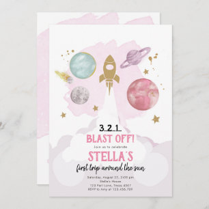 Extra-Space Planets Invitation pour la première an