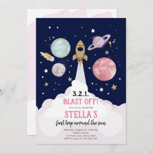 Extra-Space Planets Invitation pour la première an
