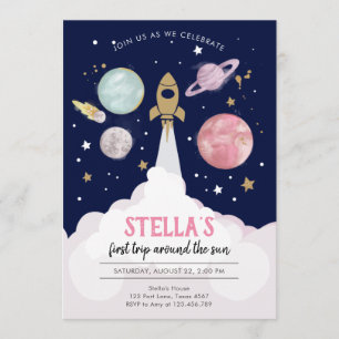 Extra-Space Planets Invitation pour la première an