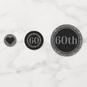 Extra Special élégant confetti d'anniversaire 60e (Derrière)