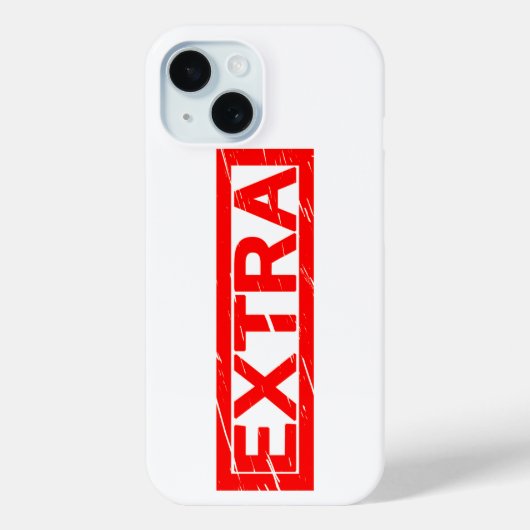 Extra stempel Case-Mate iPhone case (Achterkant)