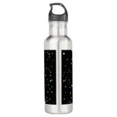 Extra Terrestrial Alien Vliegen Een UFO Waterfles (Achterkant)