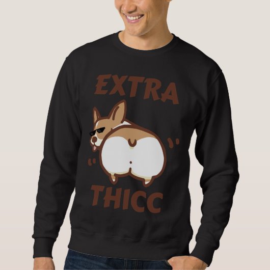 Extra Thicc Corgi Trui (Voorkant)