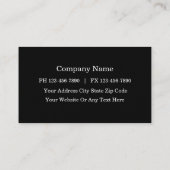 Extra Thick Attorney Visitekaartjes (Achterkant)