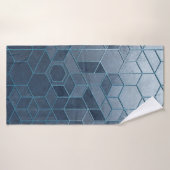 Extraction géométrique d'hexagones sur un relief b (Serviette de bain)