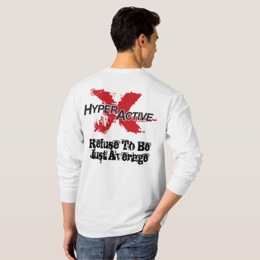 ExtraHyperActive Ambassador T-shirt ( wit ) (Achterkant volledig)
