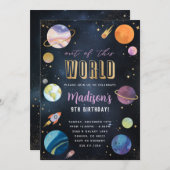 Extrait de ce monde Galaxy Invitation (Devant / Derrière)