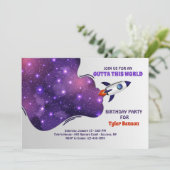 Extrait de cette Invitation mondiale de fête d'ann (Debout devant)