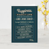 Extrait de proclamation de famille de LDS. carte (Fleur jaune)