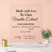 Extrait de vanille fait maison ajouter les ingrédi (Mariage)