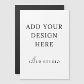 Extraordinaire 5 x 7 carte postale magnétique - Vi (Devant / Derrière)