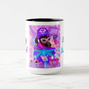 Extraordinaire copine Black Coffee Mug