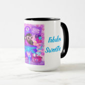 Extraordinaire copine Black Coffee Mug (Devant droit)