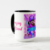 Extraordinaire copine Black Coffee Mug (Devant gauche)
