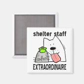 Extraordinaire dierenbescherming magneet (Voorkant / Achterkant)