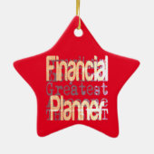 Extraordinaire financiële planner keramisch ornament (Achterkant)