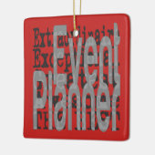 Extraordinaire gebeurtenisplanner keramisch ornament (Links)