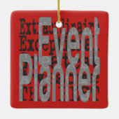 Extraordinaire gebeurtenisplanner keramisch ornament (Achterkant)