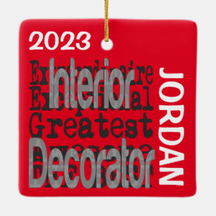 Extraordinaire interne decorator keramisch ornament