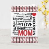 Extraordinaire maman multitâche - carte de fête de (Fleur jaune)