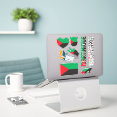 Extraordinaire Martinique Forme Sticker Symboles N (Ordinateur portable sur le bureau)