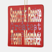 Extraordinaire medewerker van het opsporings- en r keramisch ornament