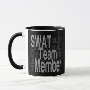 Extraordinaire medewerker van het SWAT-team Mok