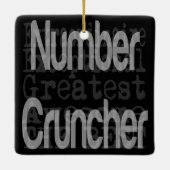 Extraordinaire nummerbak keramisch ornament (Achterkant)