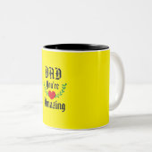 Extraordinaire Papa Mug - Montrez votre Amour et A (Devant droit)