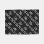 Extraordinaire waterboormachine fleece deken (Voorkant (Horizontaal))