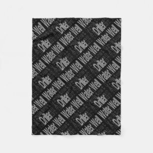 Extraordinaire waterboormachine fleece deken