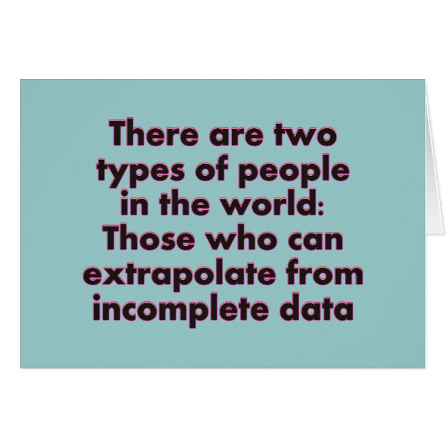 Extrapolez ceci… (Devant horizontal)