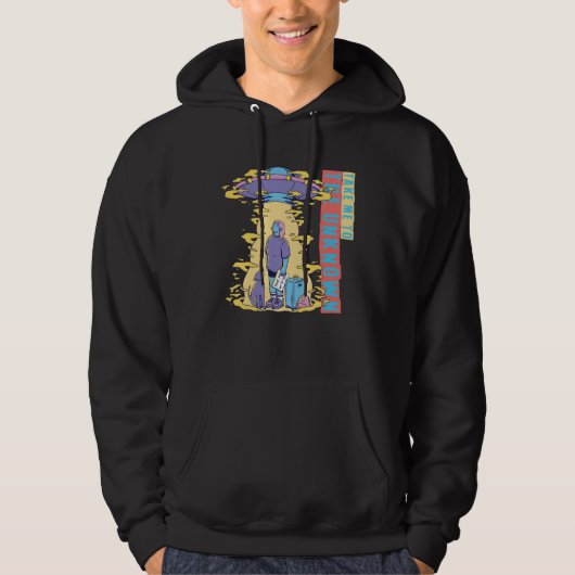 extraterrestrial Alien science fiction Hoodie (Voorkant)