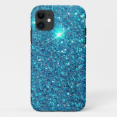 Extravagant Blue Glitter Shine Case-Mate iPhone Case (Achterkant)