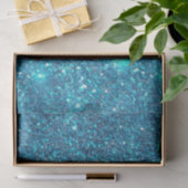 Extravagant Blue Glitter Shine Tissuepapier (Geschenk)